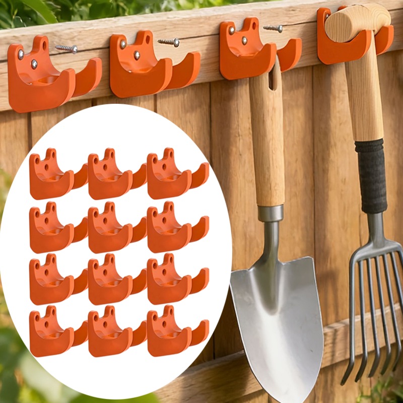 Gardening Tools Organiser - 2-10개입 헤비듀티 정원 도구 걸이형 벽걸이형