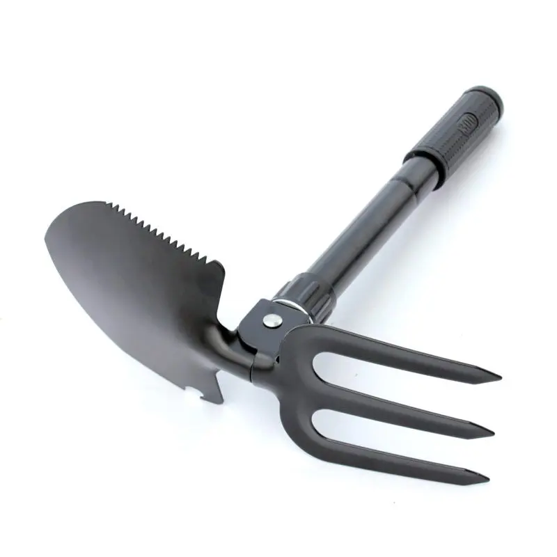 Gardening Tools Trowel - 휴대용 다기능 접이식 삽, 스테인리스강 서바이벌