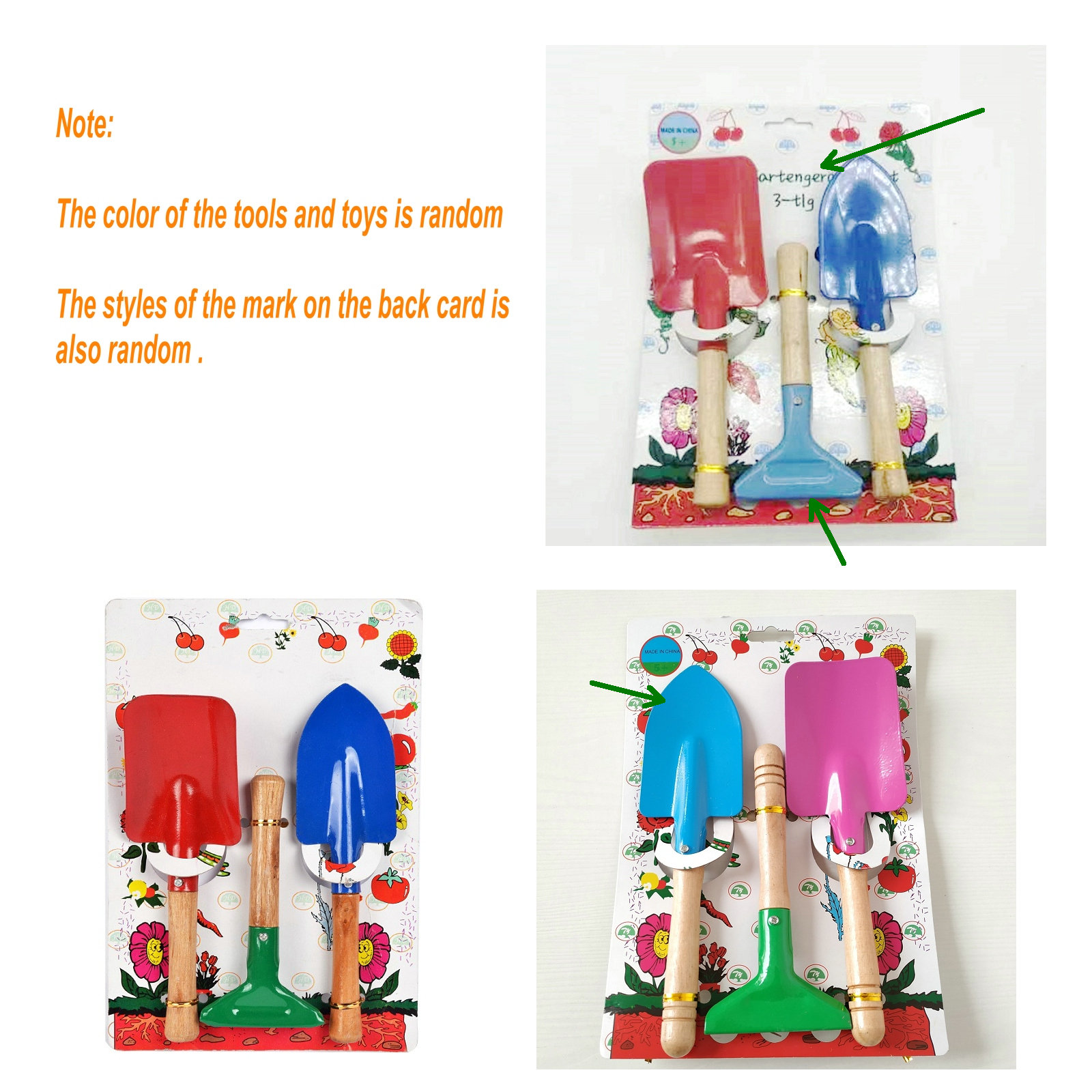 한 세트 3개 캠핑 및 원예 도구 원예 쇼브 어린이 해 - Gardening Tools Toys 리뷰 및 가격