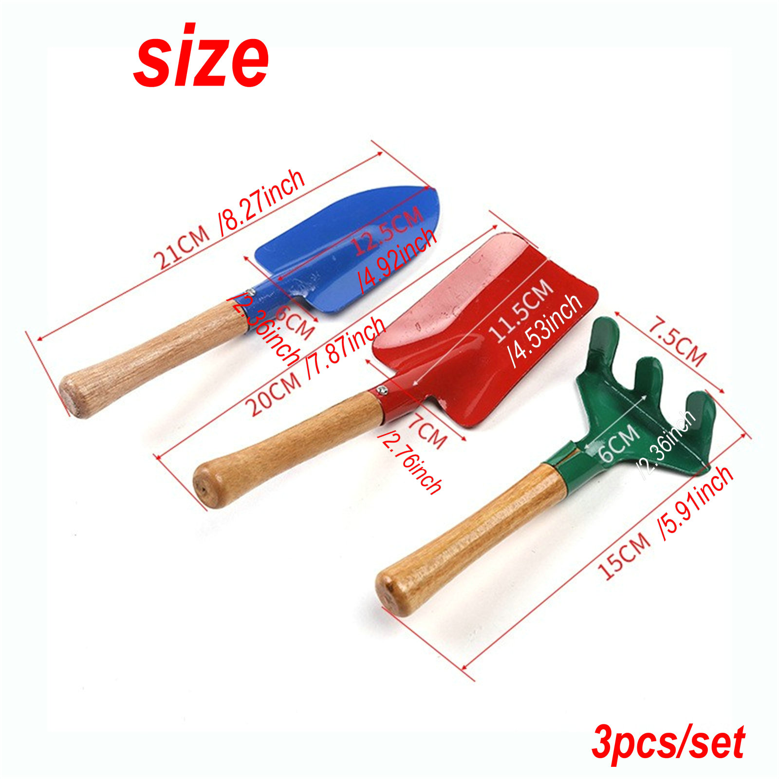 한 세트 3개 캠핑 및 원예 도구 원예 쇼브 어린이 해 - Gardening Tools Toys 리뷰 및 가격