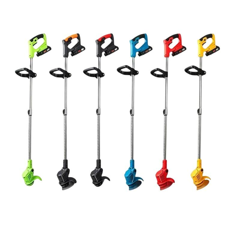 새로운 무선 휴대용 전기 잔디 트리머, 조절 가능한 잔 - Gardening Tools Lawn Mower 리뷰 및 가격
