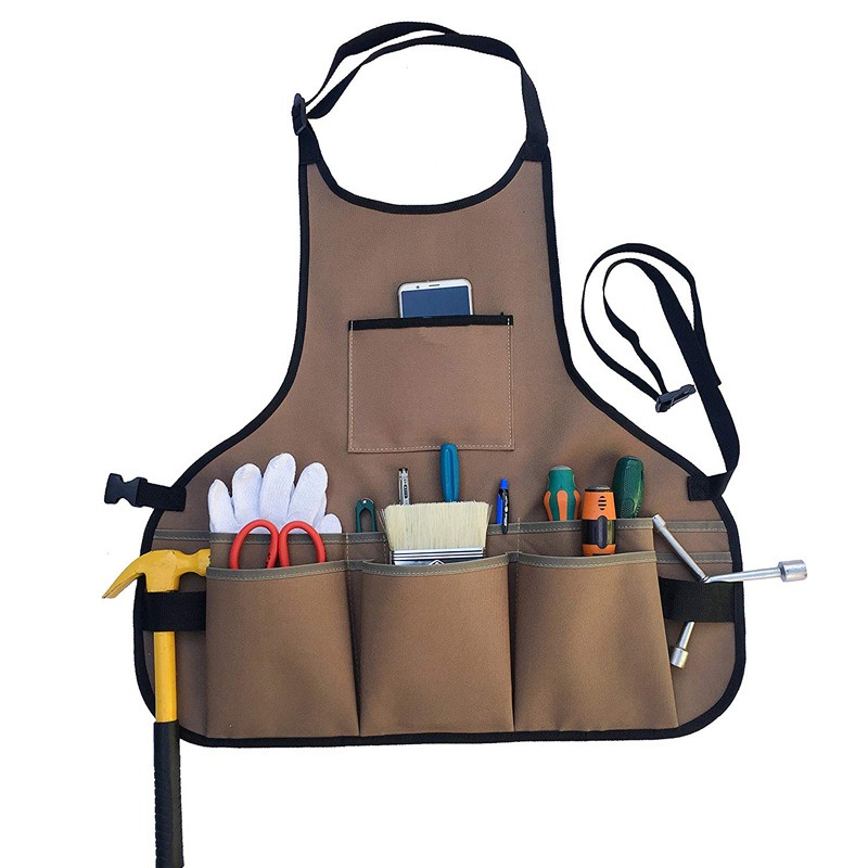 수공구용 주머니가 있는 정원 작업 앞치마, 조절 가능한 - Gardening Tools Organiser 리뷰 및 가격