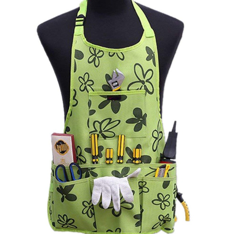 수공구용 주머니가 있는 정원 작업 앞치마, 조절 가능한 - Gardening Tools Organiser 리뷰 및 가격