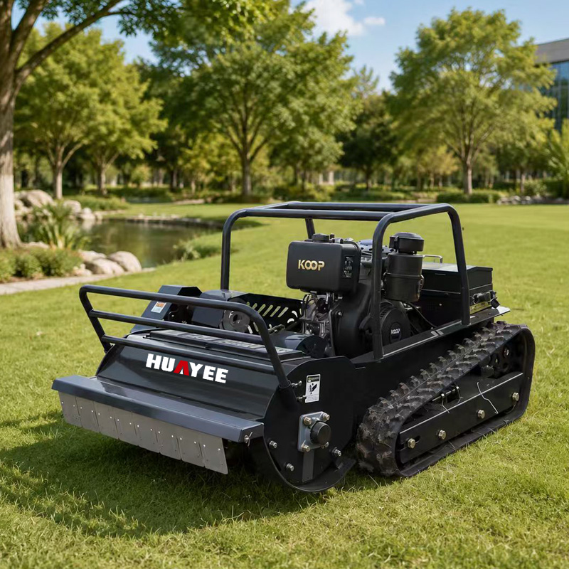 원격 제어 트랙형 잔디깎이 브러시 커터, 정원 농장 경 - Gardening Tools Lawn Mower 리뷰 및 가격