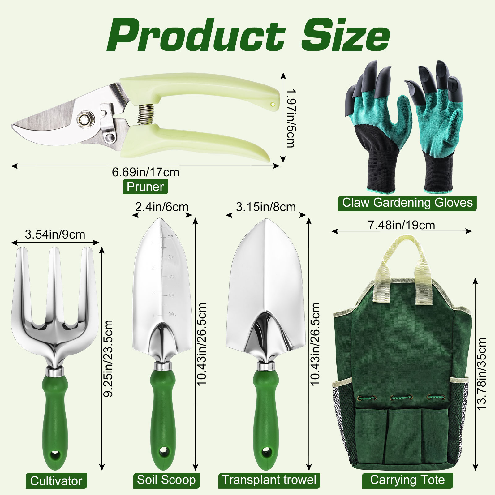 고투어 정원 도구 세트 (정원 가위, 정원 장갑, 경운 - Gardening Tools Trowel 리뷰 및 가격