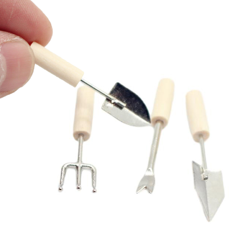1:12 인형의 집 미니어처 정원 도구, 급수 캔, 농 - Gardening Tools Toys 리뷰 및 가격