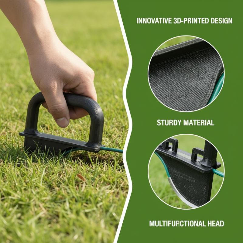 재활용 가능한 경계선 설치 도구 페그 스테이크 자외선  - Gardening Tools Lawn Mower 리뷰 및 가격