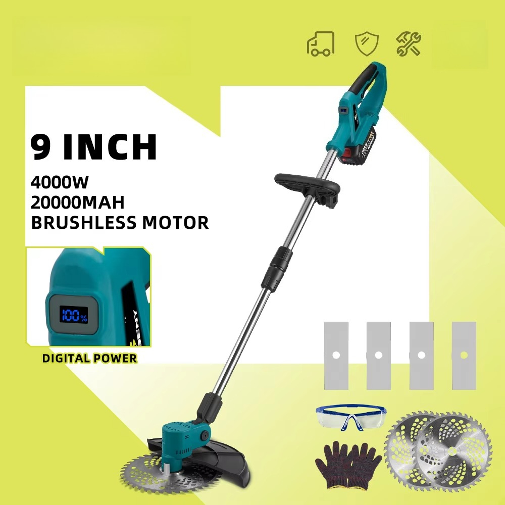 4000W 전기 잔디깎이, 잔디 절단용, 20000mA - Gardening Tools Lawn Mower 리뷰 및 가격