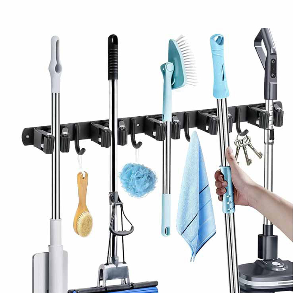 스테인리스 스틸 걸레 및 빗자루 홀더 벽걸이형 다기능  - Gardening Tools Organiser 리뷰 및 가격