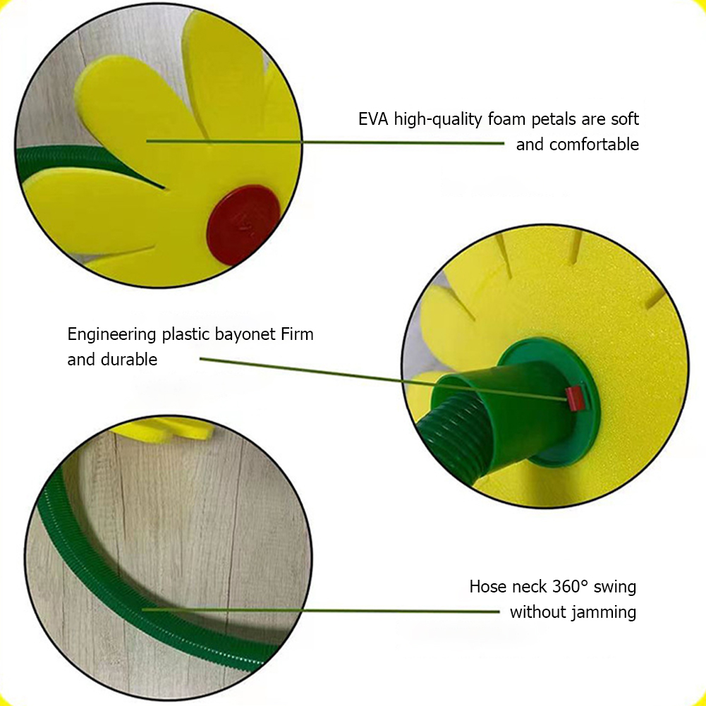 크레이지 스핀 스프링클러 꽃 모양 춤추는 데이지 스프링 - Gardening Tools Toys 리뷰 및 가격