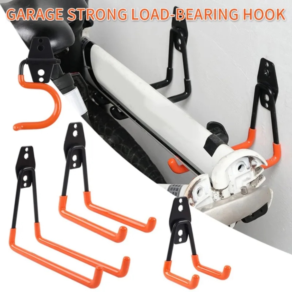 헤비 듀티 벽걸이형 금속 차고 걸이, 구멍 뚫기 필요, - Gardening Tools Organiser 리뷰 및 가격