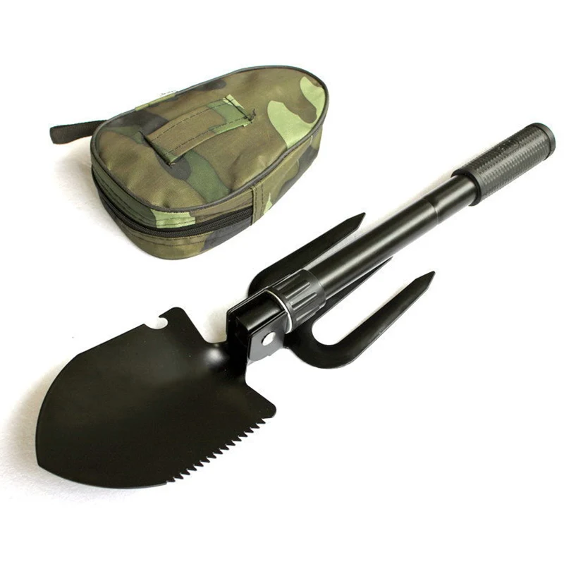 휴대용 다기능 접이식 삽, 스테인리스강 서바이벌 스페이 - Gardening Tools Trowel 리뷰 및 가격