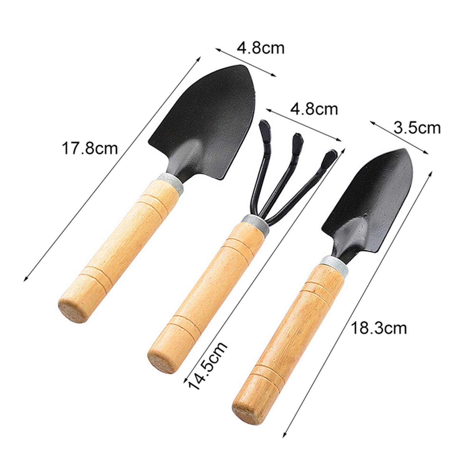 3피스 미니 정원 도구 세트, 다육 식물 분재 관리를  - Gardening Tools Trowel 리뷰 및 가격