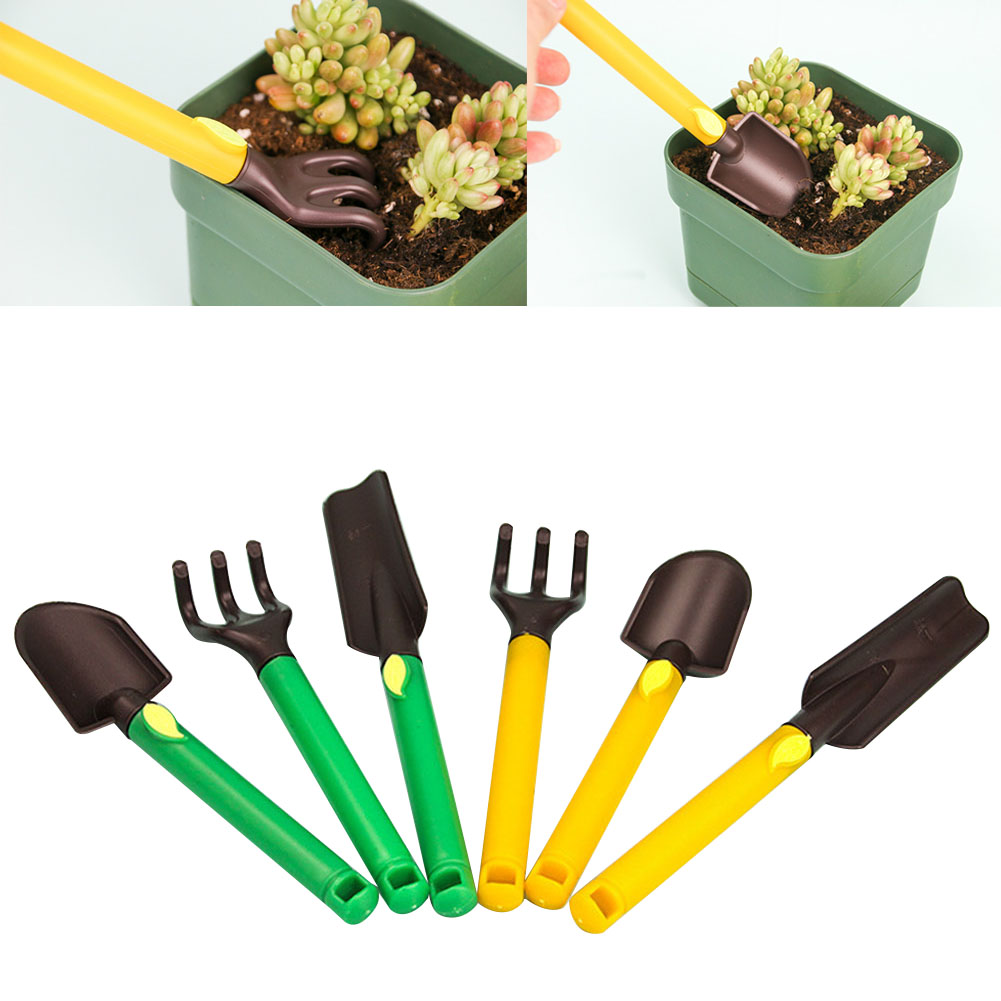 3pcs 어린이 원예 도구 키트 플라스틱 안전 원예 도 - Gardening Tools Trowel 리뷰 및 가격