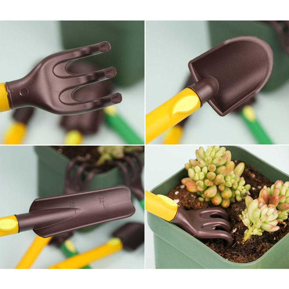3pcs 어린이 원예 도구 키트 플라스틱 안전 원예 도 - Gardening Tools Trowel 리뷰 및 가격